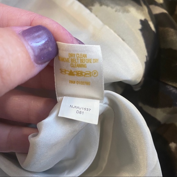 kate spade Rhea Ruffle Ink Blot dress EUC sz 8 - Picture 10 of 11